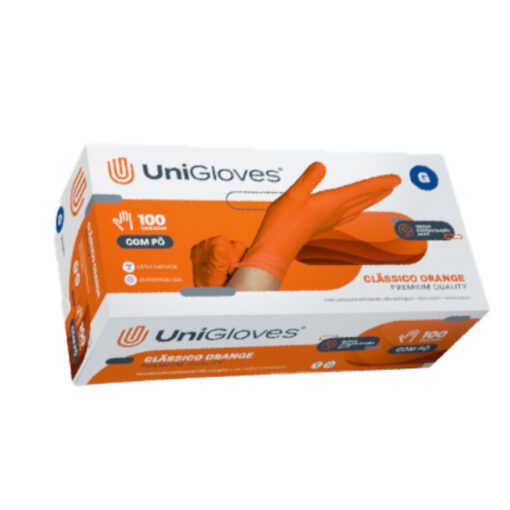 Luva Unigloves – Luva Látex c/ pó Colorida