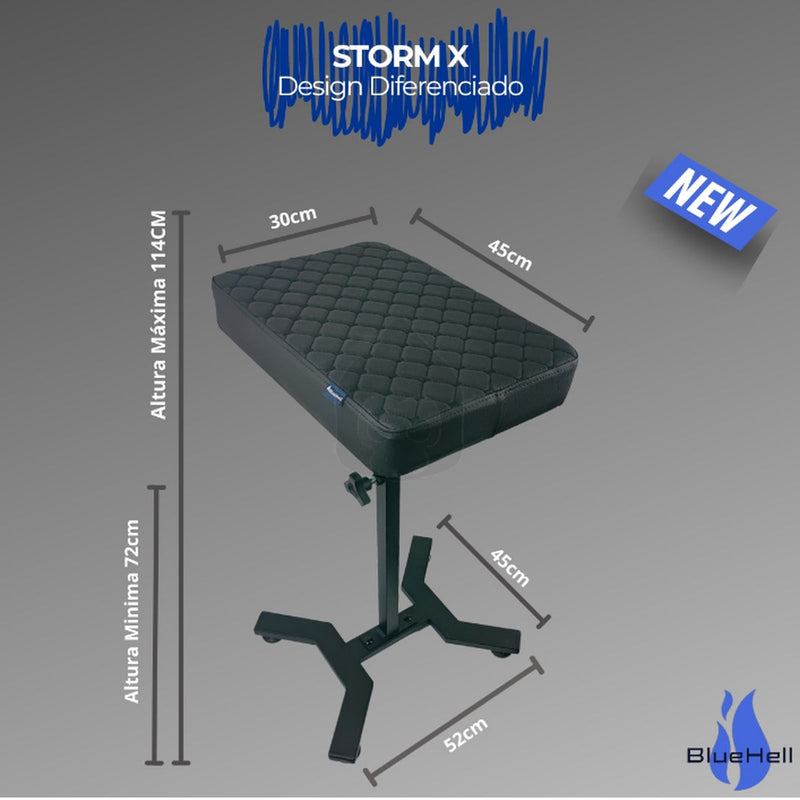 Apoio de Braço - Tattoo Storm X - Blue Hell - Diamond