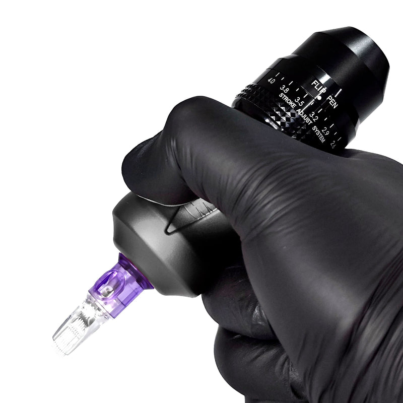 Máquina de Tatuagem Pen - Gênesis - Com Bateria Wirelless - Com Regulagem de Curso